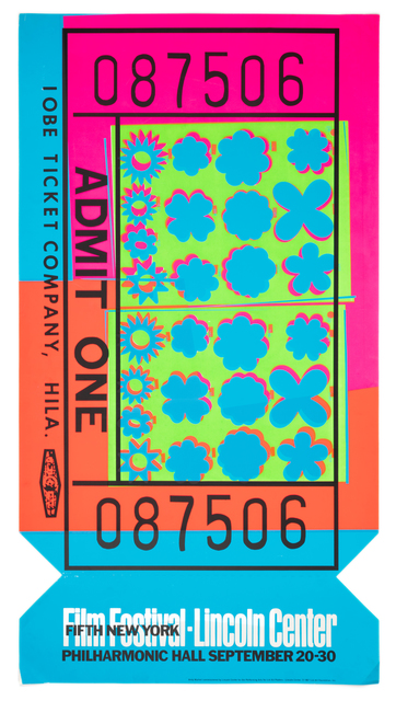 Andy Warhol, ‘Film Festival, Lincoln Center’, 1962, Photography, Serigraph, Hindman