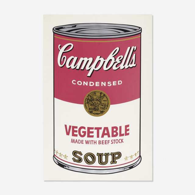 Andy Warhol, ‘Vegetable Soup Can from Campbell's Soup I’, 1968, Print, Screenprint in colors, Rago/Wright