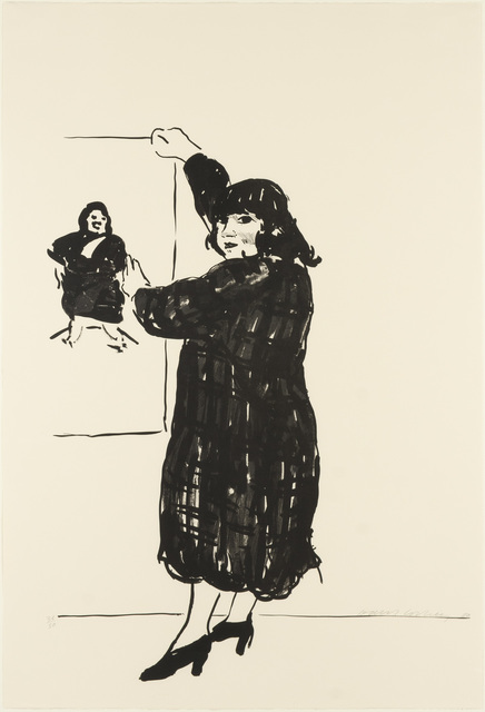 David Hockney, ‘Ann Looking At Her Picture (M.C.A.T. 235; T. 270)’, 1980, Doyle