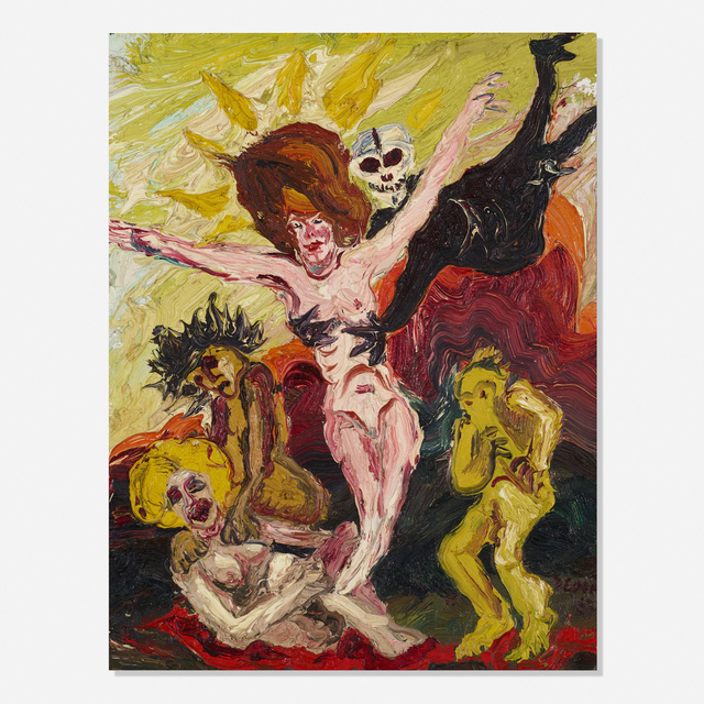 Peter Dean, ‘Birth’, 1967, Painting, Oil on board, Rago/Wright