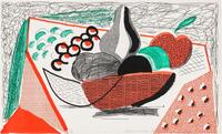 David Hockney - Apples, Pears & Grapes, May 1986 (MCA Tokyo 291)