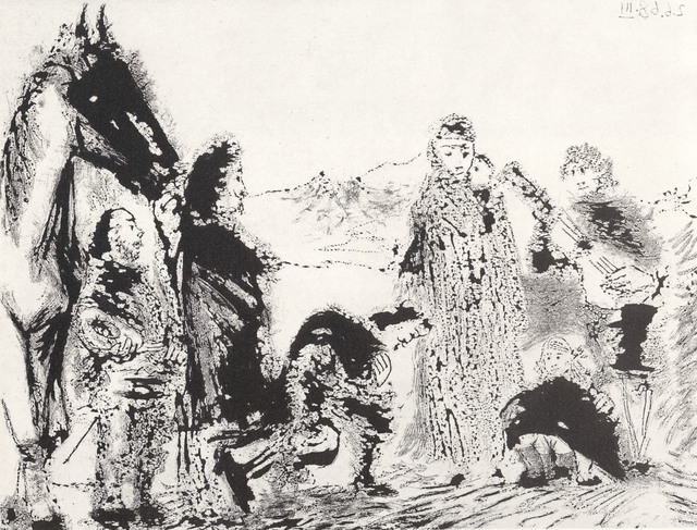 Pablo Picasso, ‘Variation sue le theme de Don Quichotte et Dulcinee 2.6.68 III’, 1968, Cristea Roberts Gallery