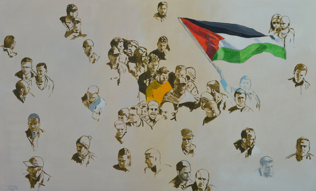 Khaled Hourani, ‘Protest’, 2019, Zawyeh Gallery