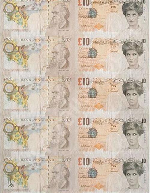 Banksy, ‘Di Faced Tenners’, 2004, Imitate Modern