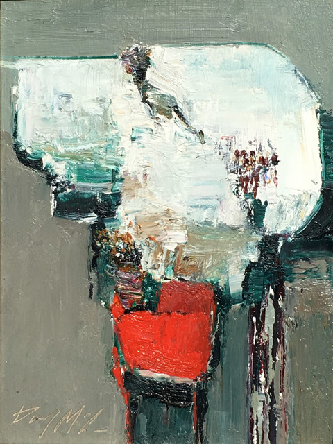 Danny McCaw, ‘Contentment’, 2018, Painting, Oil on panel (15" x 13" framed), Sue Greenwood Fine Art
