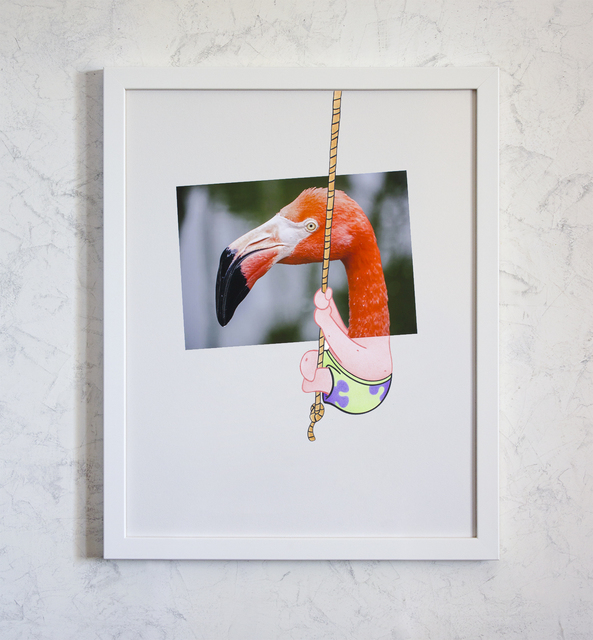 Miguel Ángel Fúnez, ‘Flemish’, 2019, Painting, Printing in pigment ink and colored pencil on cotton paper., HABA GALLERY