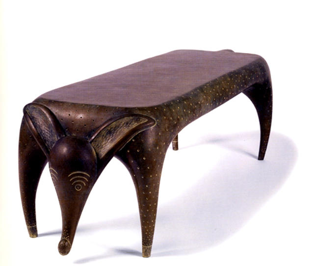 Judy Kensley McKie, ‘Timid Dog Bench’, 2004, Wexler Gallery