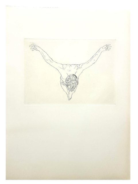 Salvador Dalí, ‘Original Etching "Christ Study" by Salvador Dali’, 1951, Galerie Philia