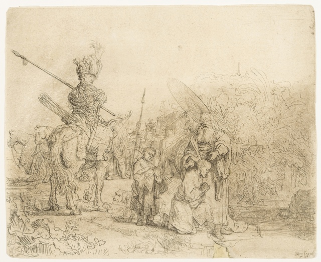 Rembrandt van Rijn, ‘The Baptism of the Eunuch’, 1641, Print, Etching with touches of drypoint and plate tone, Forum Auctions