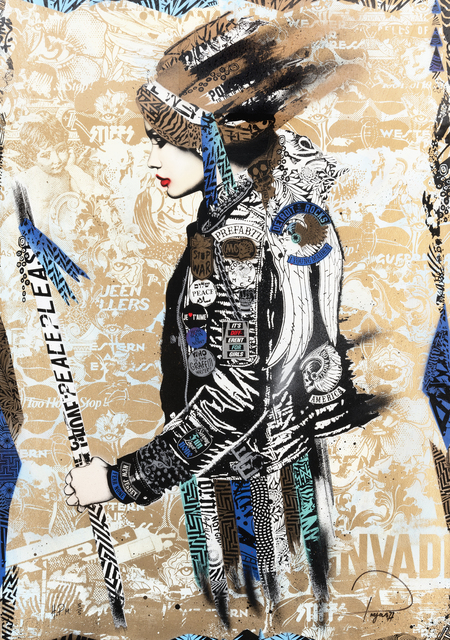 Prefab77, ‘Loyal to None (HPM)’, 2017, Mixed Media, Mixed media on 350gsm Fabriano cotton paper, Tate Ward Auctions
