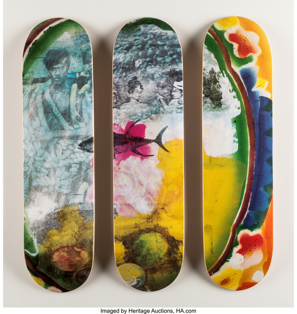 Robert Rauschenberg, ‘Sri Lanka VI, triptych’, 2016, Heritage Auctions