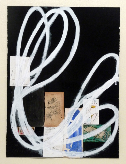 Raimundo Figueroa, ‘Marshmallow’, 2012-2013, Drawing, Collage or other Work on Paper, Oil pastels + acrylic + wax pencil + graphite + collage elements on paper, Biaggi & Faure Fine Art