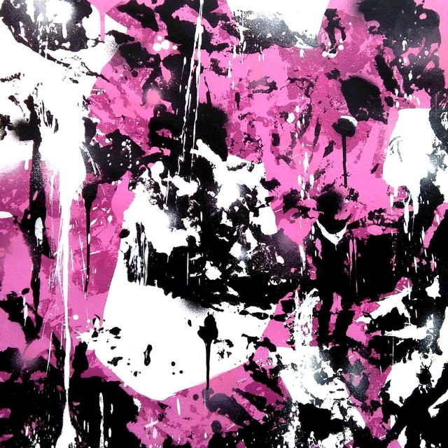 Fasim (Germán Bel), ‘4 Pareidolic figures on pink background’, 2017, Pascal Fine Art