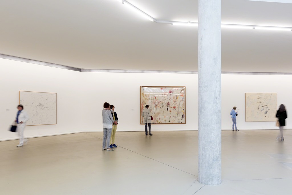Installation view of "Cy Twombly – Painting & Sculpture" at Kunstmuseum Basel. Photo credit: Kunstmuseum Basel, Julian Salinas Installation view of "Cy Twombly – Painting & Sculpture" at Kunstmuseum Basel. Photo credit: Kunstmuseum Basel, Julian Salinas