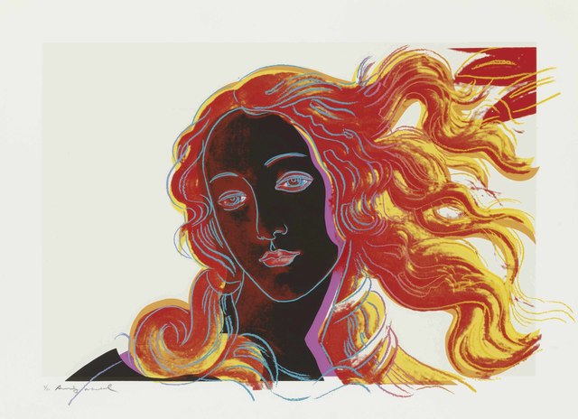 Andy Warhol, ‘Details of Renaissance Paintings (Sandro Botticelli, Birth of Venus, 1482): one plate’, 1984, Christie's