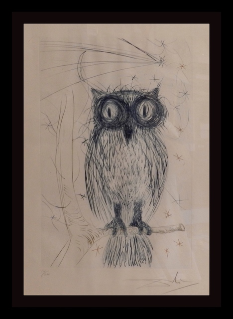 Salvador Dalí, ‘La Chouette Bleu’, 1968, Print, Etching, Fine Art Acquisitions