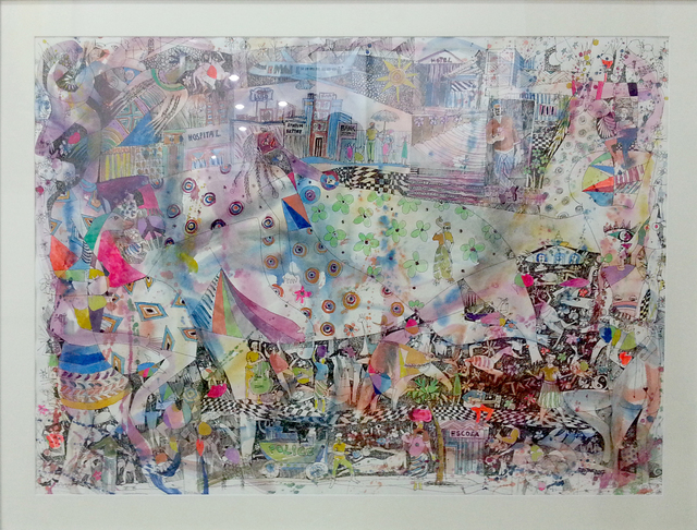 Samuel Arão Djive, ‘Pais do Pandza’, 2017, Painting, Watercolour, Arte de Gema