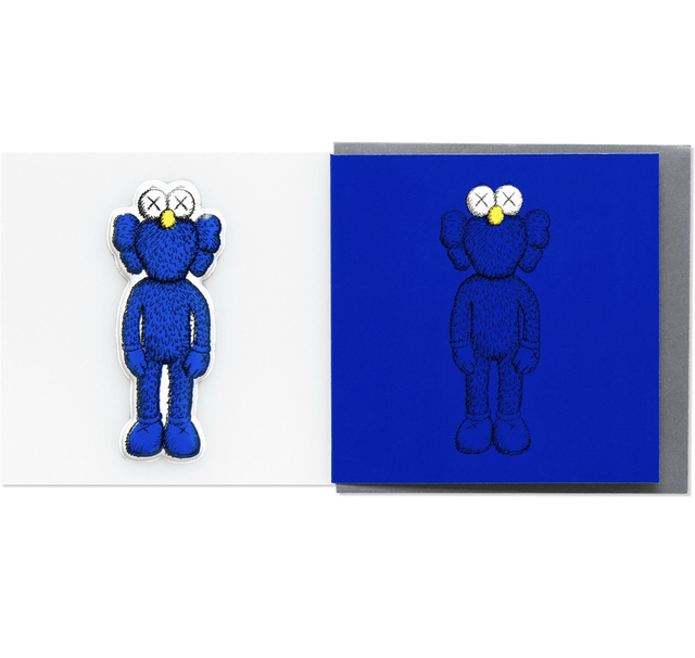 KAWS, ‘KAWS x NGV BFF Greeting Card with Puffy Sticker (Blue)’, 2019, Print, Paper, Curator Style