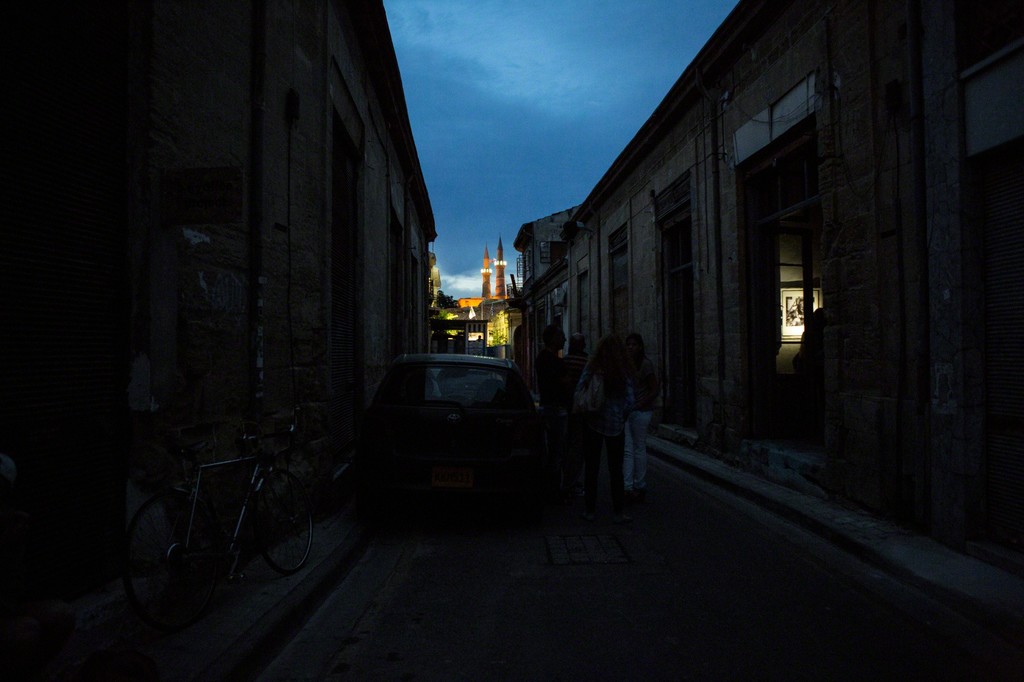 A view from the street, with the Nicosia buffer zone in the distance. Photography: Antonis Minas A view from the street, with the Nicosia buffer zone in the distance. Photography: Antonis Minas
