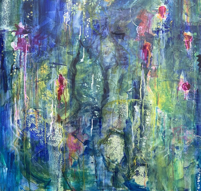 Erin Starr, ‘Rhythm of Water’, 2020, Mixed Media, Oil, Acrylic and Ink, MvVO ART
