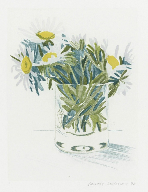David Hockney, ‘Marguerites’, 1973, Kenneth A. Friedman & Co.