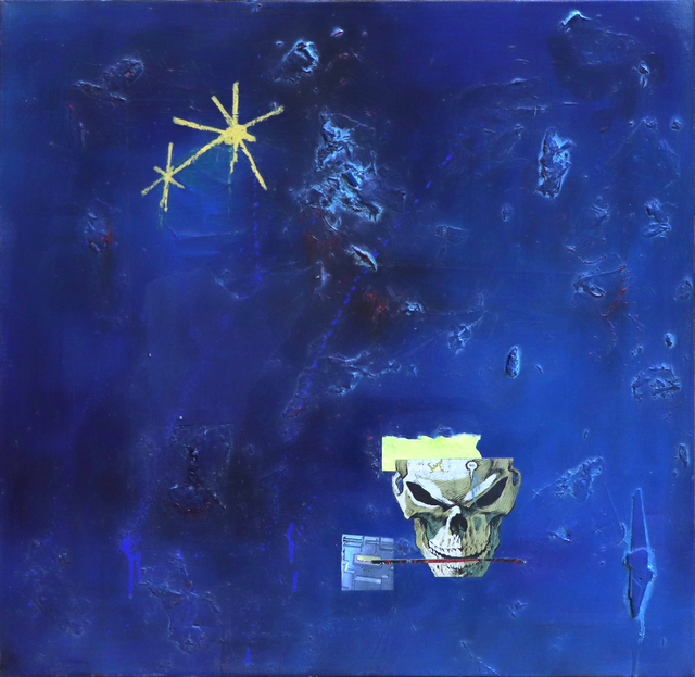 Neil Maguire, ‘Who Arises From the Great Blue’, 2020, Painting, Acrylic and oil painting with mixed media, Corkin Gallery