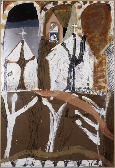 James Drinkwater, ‘Coming In I’, 2015, Painting, Oil and collage on board, Nanda\Hobbs