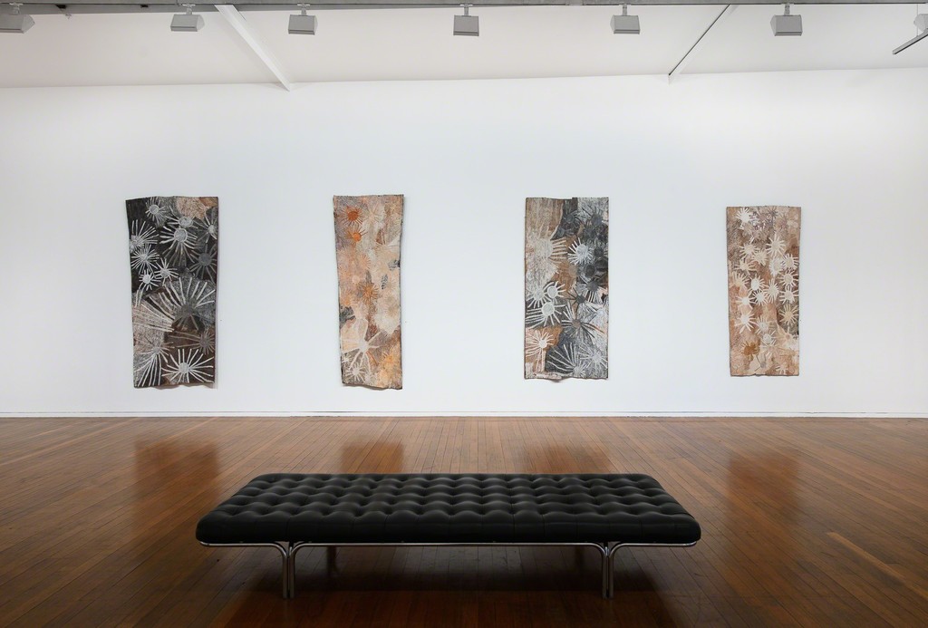 Nyapanyapa Yunupingu, Ganyu, Roslyn Oxley9 Gallery, 2019 (installation view). photo: Luis Power Nyapanyapa Yunupingu, Ganyu, Roslyn Oxley9 Gallery, 2019 (installation view). photo: Luis Power