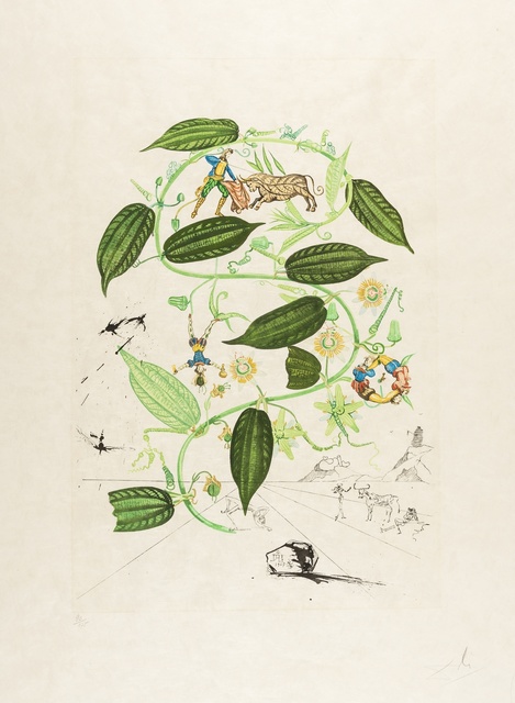 Salvador Dalí, ‘Passiflore (Passion Flower) (Field 68-3H; M&L 235c)’, 1968, Forum Auctions