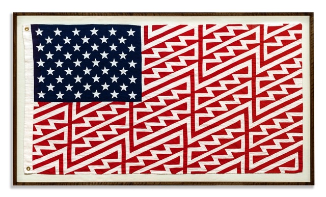 FAILE, ‘Star Spangled Shadows - B2551’, 2016, The Garage Amsterdam