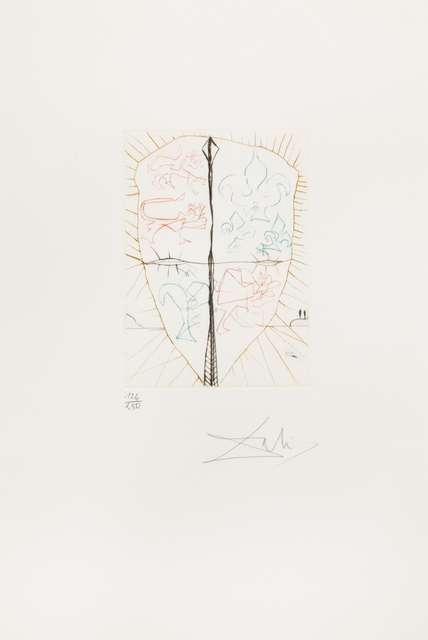 Salvador Dalí, ‘Henry V from Shakespeare II’, Print, Color etching, Hindman