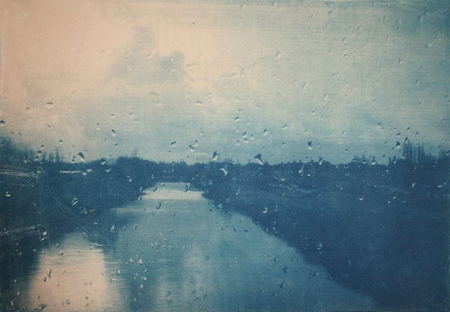 Katja Liebmann, ‘Journey/ 11’, 2008, Photography, Toned cyanotype on etching paper, HackelBury Fine Art
