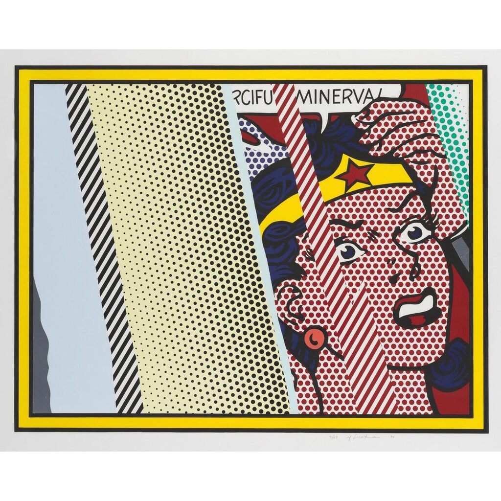 Roy Lichtenstein - Reflections on Minerva, from Reflections Series (Corlett 244)