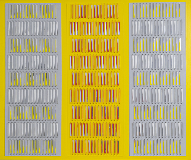 Juvenal Ravelo, ‘Fragmentación de la luz y del color’, 2016, Painting, Acrylic on MDF, metal and reflective elements, Villa del Arte Galleries