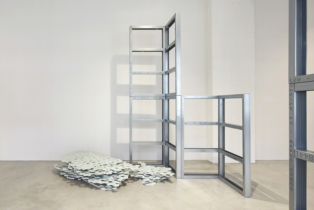 Installation view, Imaginary State, 2016, Metal stud framing, sheetrock Installation view, Imaginary State, 2016, Metal stud framing, sheetrock