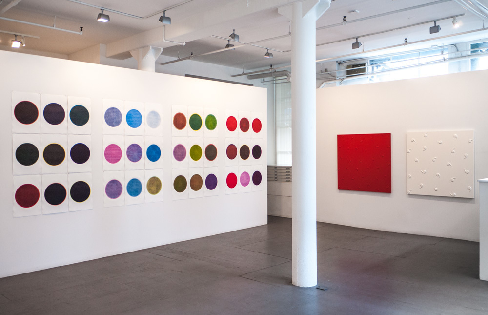Installation view of works by RICHARD TSAO (left) and POURAN JINCHI (right) at Art Projects International, New York. Installation view of works by RICHARD TSAO (left) and POURAN JINCHI (right) at Art Projects International, New York.