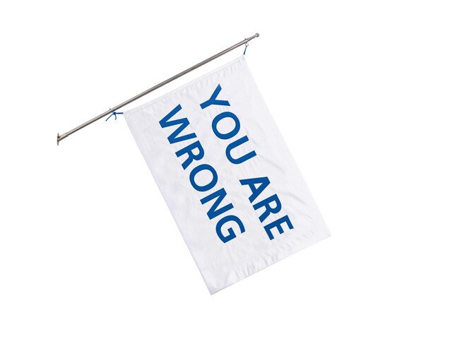 You Are Wrong
