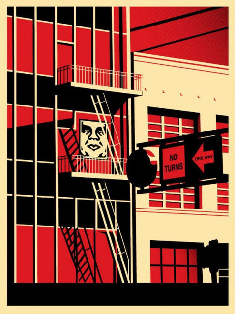 Shepard Fairey, ‘SF Fire Escape’, 2011, EHC Fine Art