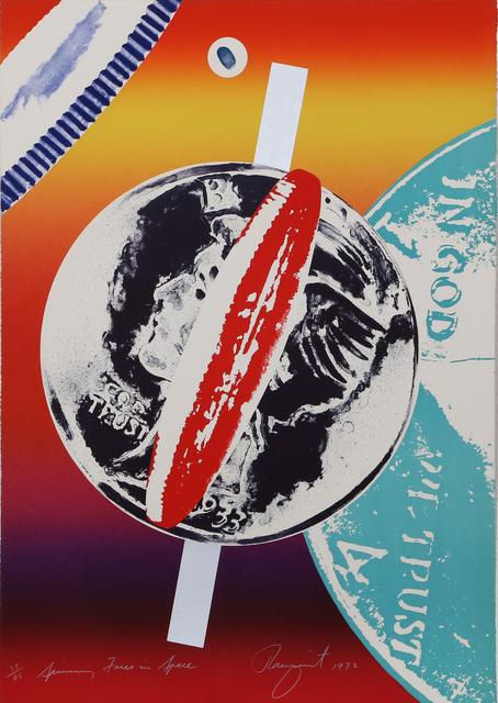 James Rosenquist, ‘Spinning Faces in Space’, 1972, Print, Lithograph with Screenprint, RoGallery