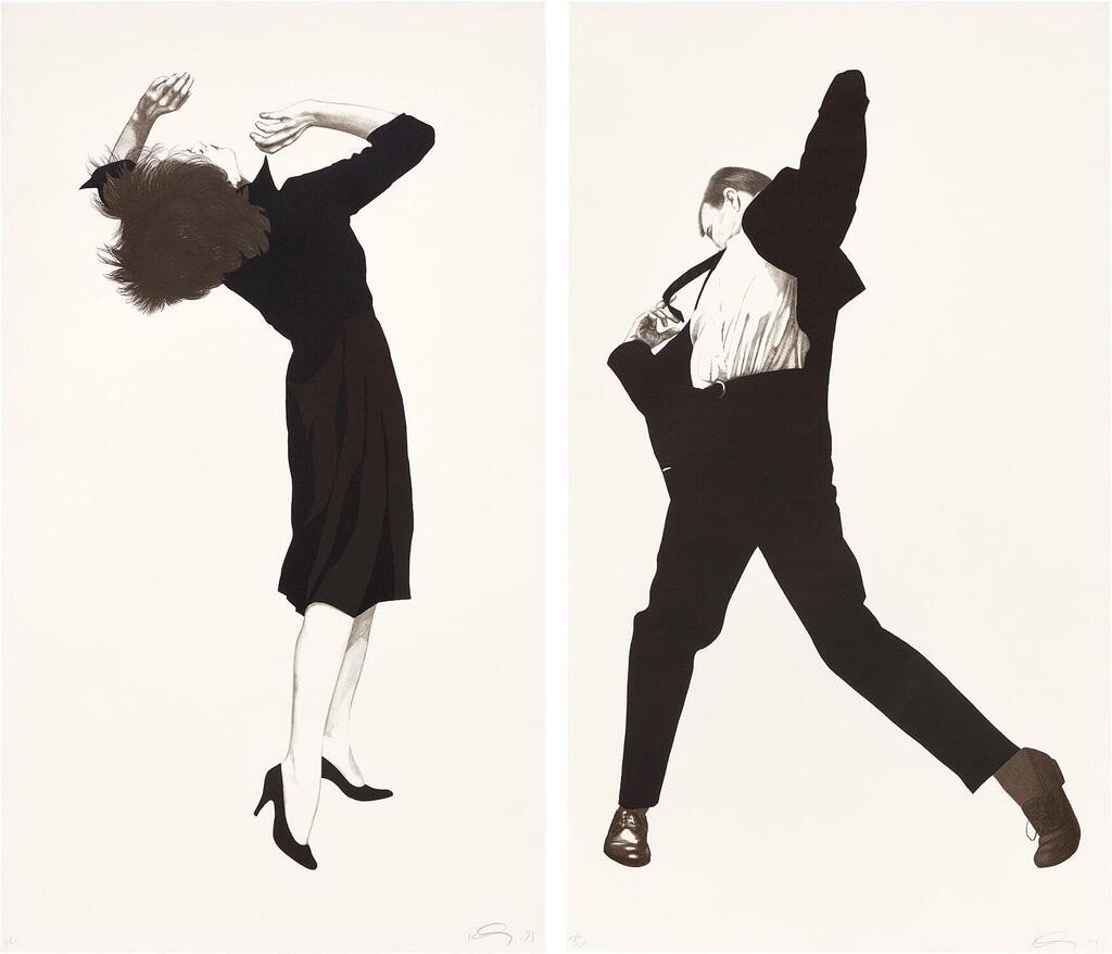 Robert Longo - Eric; and Ellen, from Men in the Cities