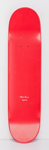 supreme skateboard red