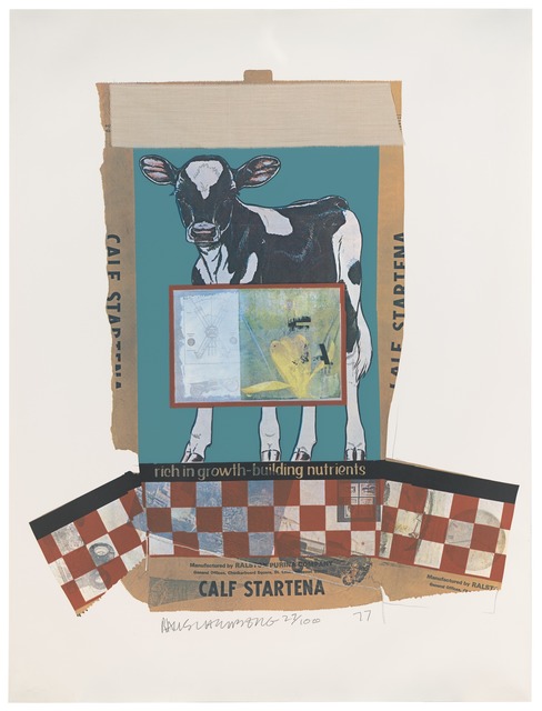 Robert Rauschenberg, ‘Calf Startena (Chow Bags)’, 1977, San Francisco Museum of Modern Art (SFMOMA)