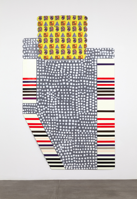 Ruth Root, ‘Untitled’, 2014-2015, Fabric, Plexiglas, enamel paint, and spray paint, Andrew Kreps