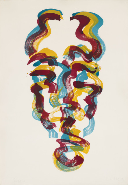 Hannah Wilke, ‘Self- Portrait (BC Series)’, 1990, Drawing, Collage or other Work on Paper, Watercolor on Arches paper, LaiSun Keane