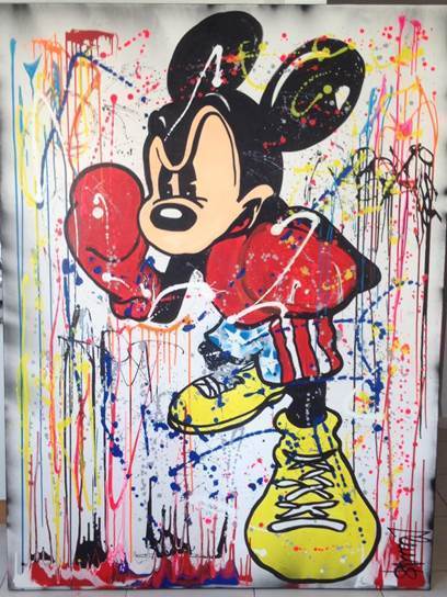 Clem$, ‘Boxing Mickey ’, 2017, Eden Fine Art