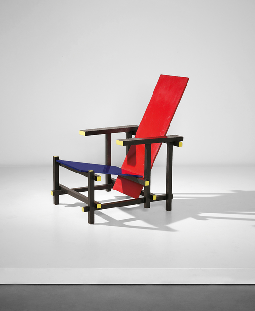 Gerrit Thomas Rietveld, ‘'Red-blue' armchair’, designed 1919-executed ca. 1970, Phillips