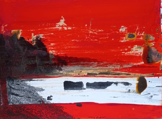 Tony Soulié, ‘Sao Tomé’, 2020, Photography, Mixed media on photo, laminated on wooden frame, Galerie Arcturus