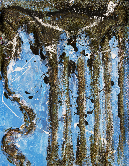 Tsuyoshi Maekawa, ‘Untitled 140623’, 2014, Painting, Burlap, Oil on Canvas, Whitestone Gallery