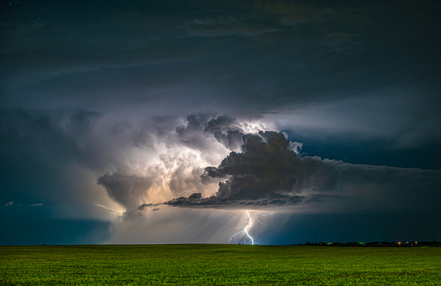 Jeremy Janus, ‘Lightning on the Eastern Plains’, 2020, Photography, Metal, Dab Art