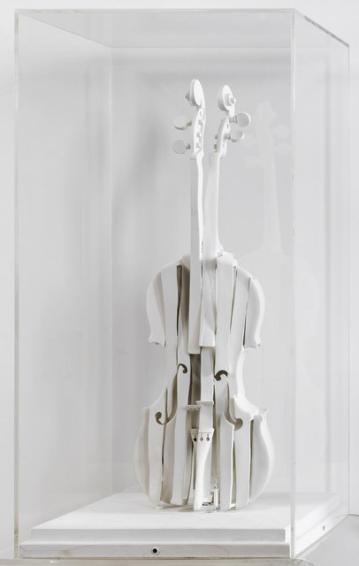 Arman, ‘Violon Découpé Blanc’, 1987, Galerie Kellermann